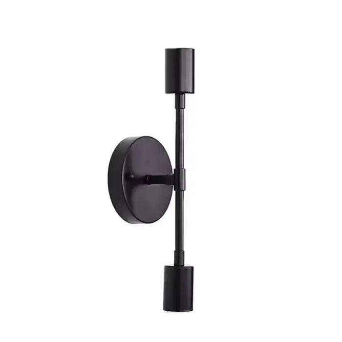 2 têtes appliques décor moderne nordique luminaires muraux couloir allée pour salon salle de bain éc