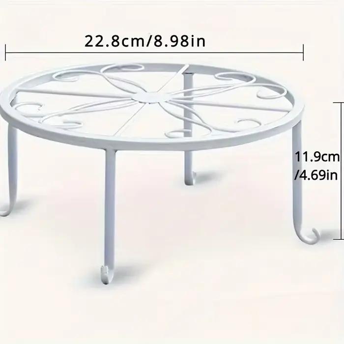 Support à fleurs métallique multi-niveaux 1-2 étages, étagère pour plantes, support pour pots de fle