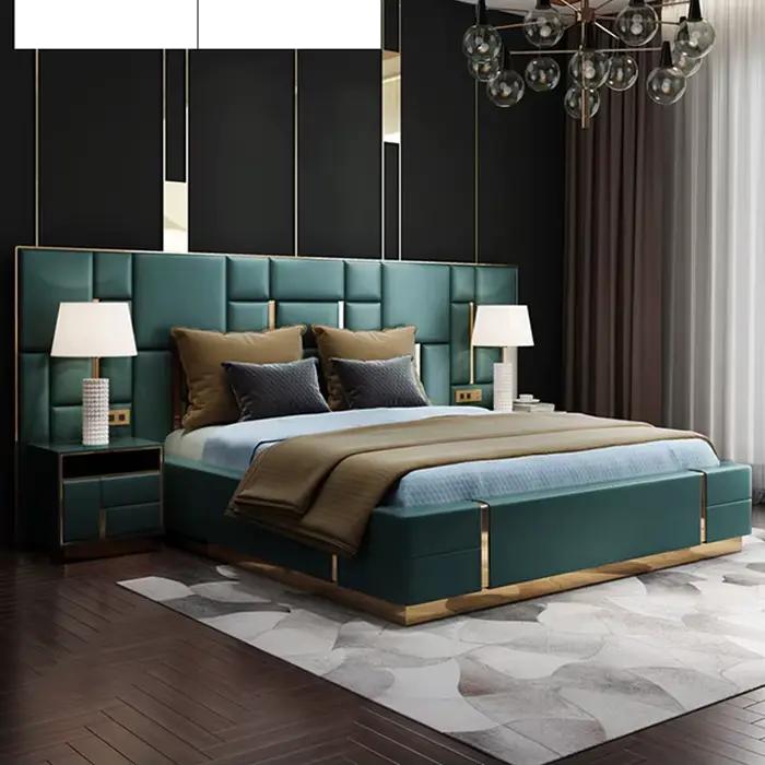 CH8831 Plus ensemble de chambre à coucher de haute qualité ensemble de lit ottoman de luxe moderne l