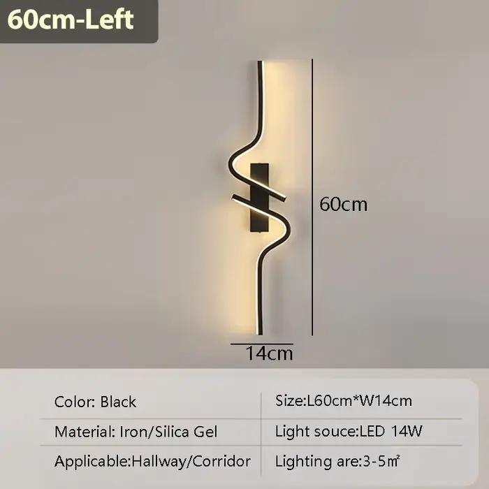 Applique murale LED moderne, éclairage de chevet, chambre à coucher, salon, cuisine, éclairage haut 