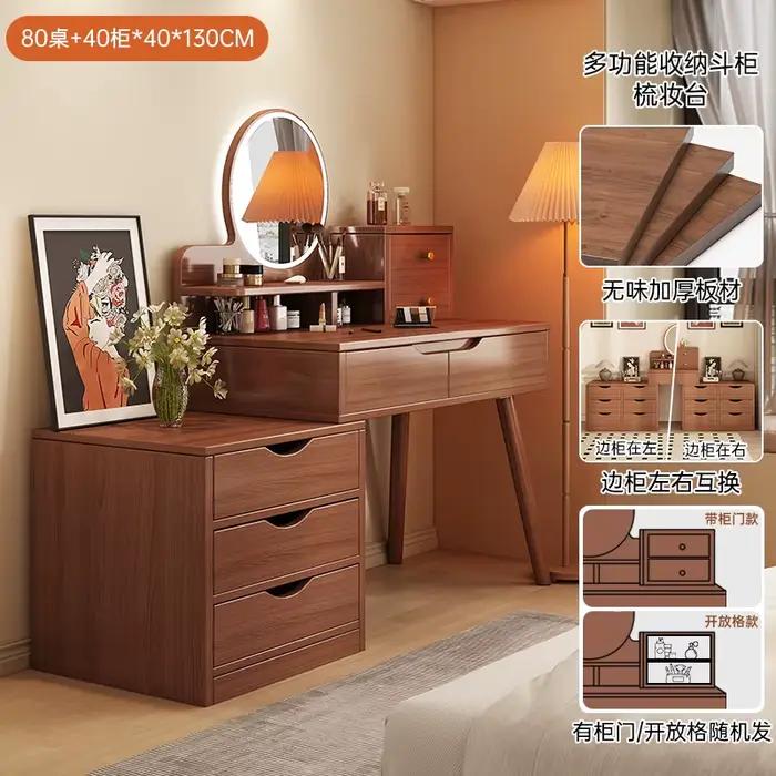 Bureau De vanité De luxe pour chambre à coucher avec tiroir large bureau De vanité nordique classiqu
