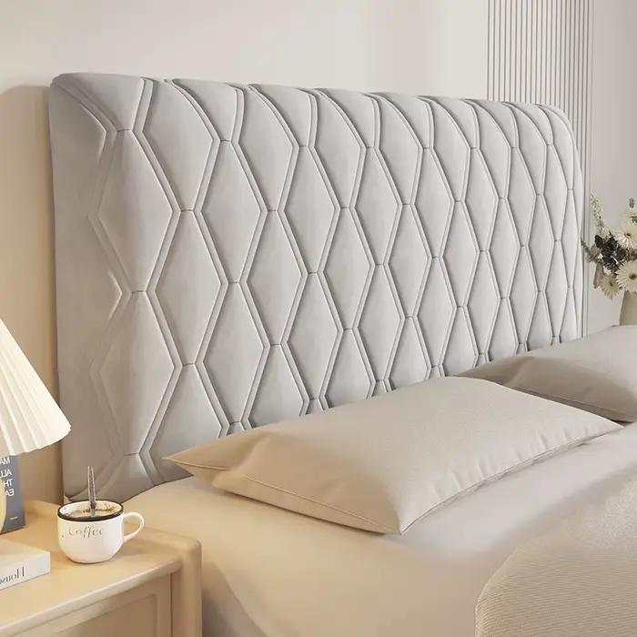 Housse de tête de lit épaisse, douce et lisse, extensible, dossier anti-collision, protection contre