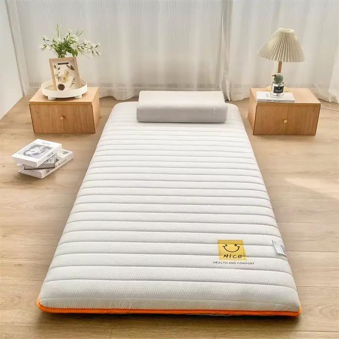 Matelas de sol Futon matelas coussin de couchage pliable enroulable épais Tatami matelas de sol dort