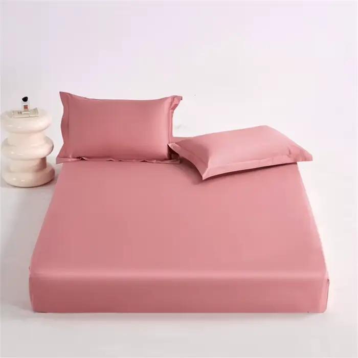 Draps de lit 100% coton égyptien, linge de lit pour la maison, drap-housse 1000 fils avec bande élas