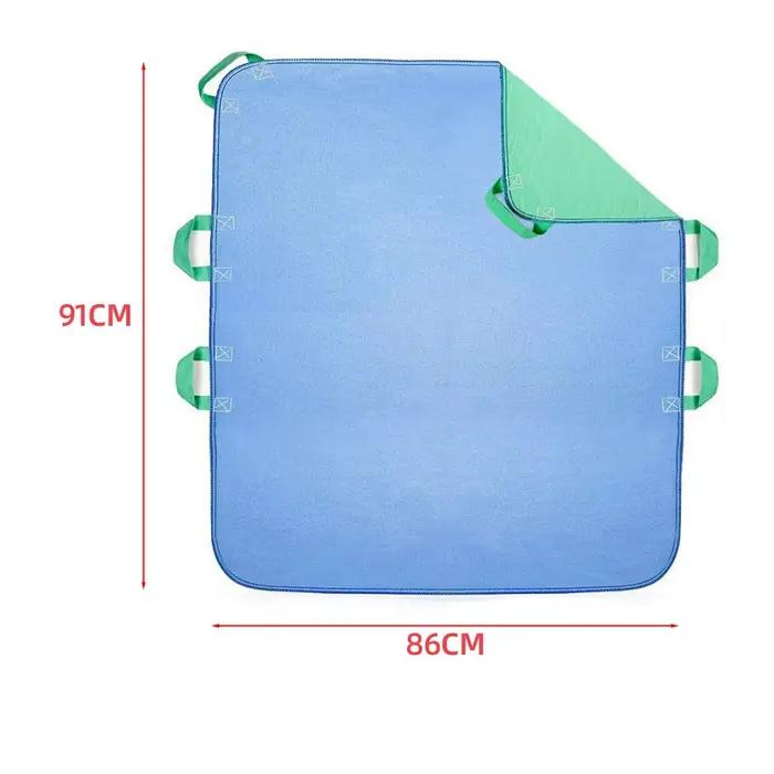 Protège-draps imperméables avec poignées, absorbants, pour personnes âgées et handicapées, draps de 