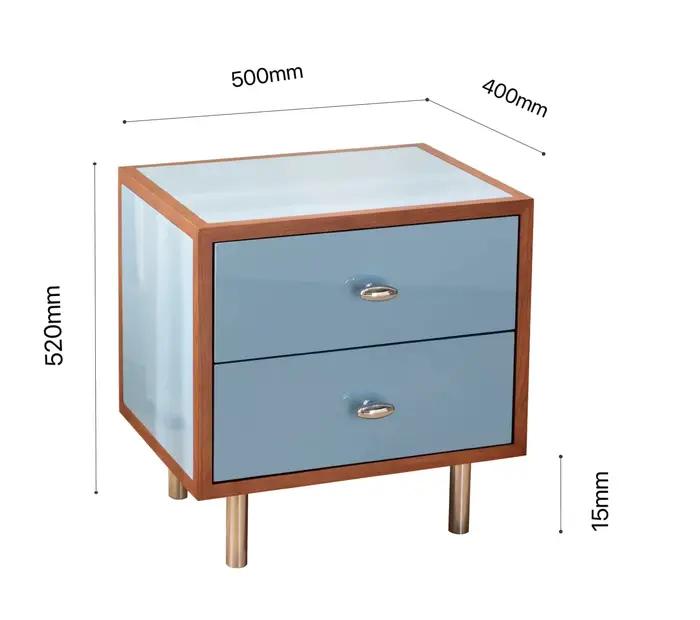 Rangement mignon table De chevet moderne nordique esthétique pieds en métal table De chevet français