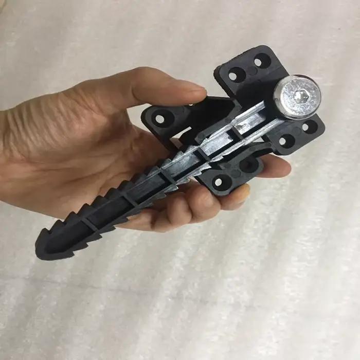 Loquet de verrouillage pour canapé, meubles, supports de connecteur invisibles en plastique enduit, 