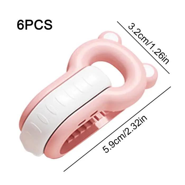 Clips de lit pour maintenir les draps, antidérapants, 6 pièces, clips de draps en forme d'ours de de