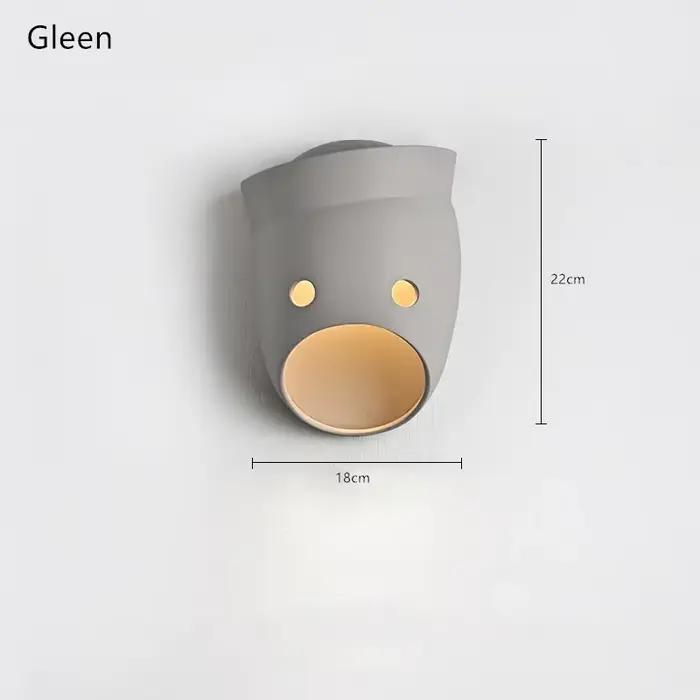 Designer Moooi Joker gris applique modèle moderne chambre chambre couloir fond escalier masque décor