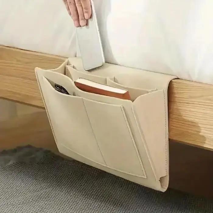 Sac de rangement suspendu pour chevet, boîte de rangement pour téléphone portable, télécommande et m