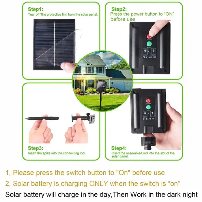 Guirxiété Solaire G40 à LED pour l'Extérieur, Luminaire Décoratif, Idéal pour un Jardin, une Terrass