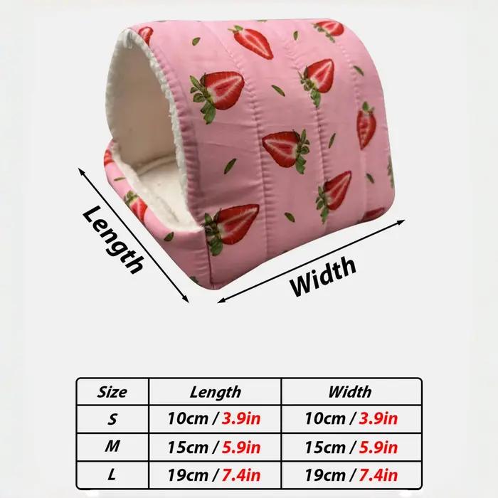 Lit de couchage imprimé chaud, nid triangulaire pour animal de compagnie, perroquet, lapin, écureuil