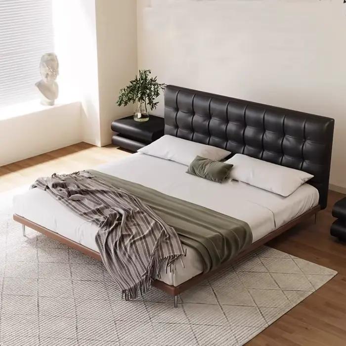King tables De chevet lit japonais luxe têtes De lit cadre commodes dormir Camas De Matrimonio dorto