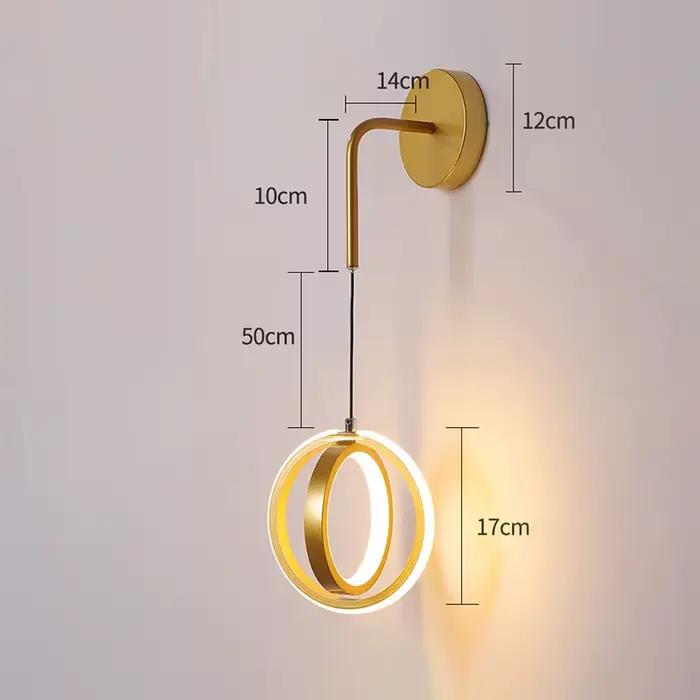 Lampes murales modernes pour chevet, chambre à coucher, salon, éclairage mural de fond, lumière simp