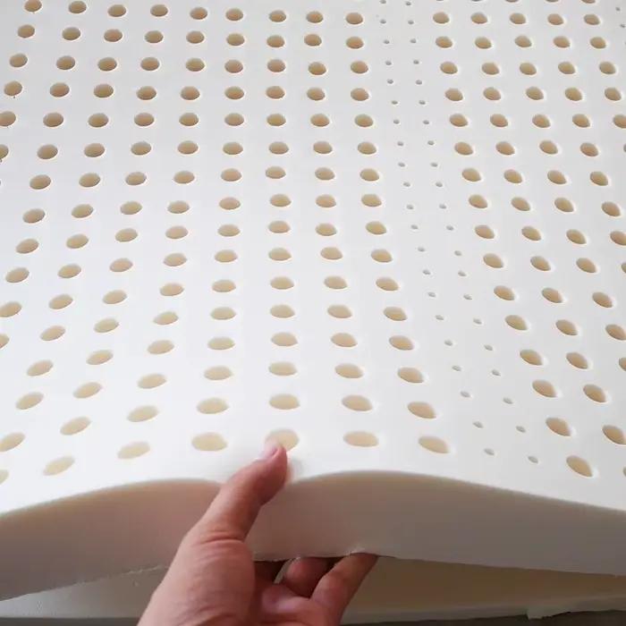 Surmatelas en Latex naturel, taille Queen, fermeté moyenne, coussin de lit en mousse de Latex pur, D