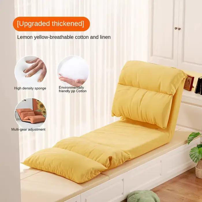 Canapé-lit simple pliable avec dossier, fauteuil inclinable, lit paresseux, tatami lavable, parfait