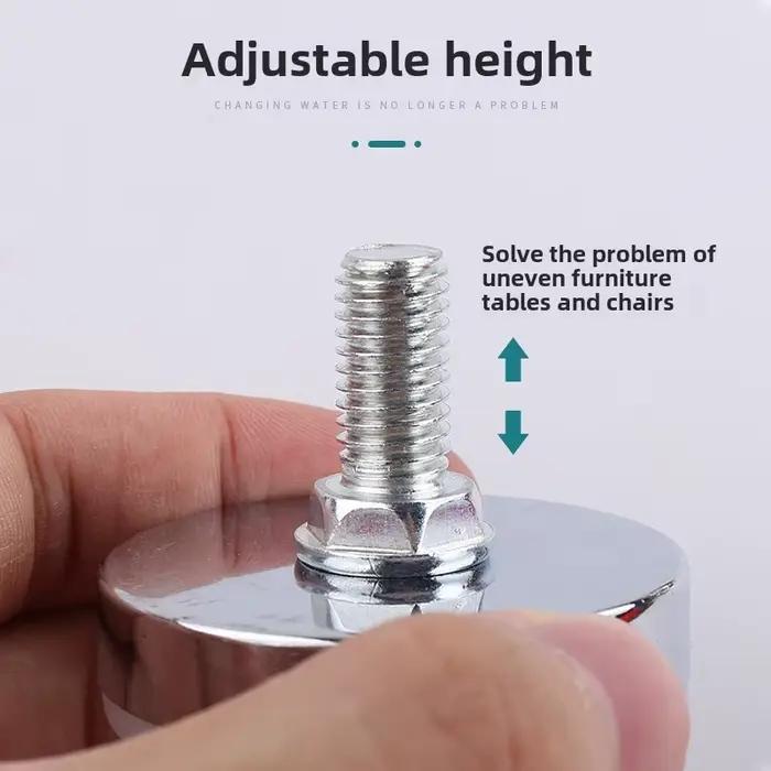 Pieds de nivellement, M6, M8, M10, hauteur réglable par vis, diamètre 21mm, 24mm, 27mm, 30mm, 36mm, 