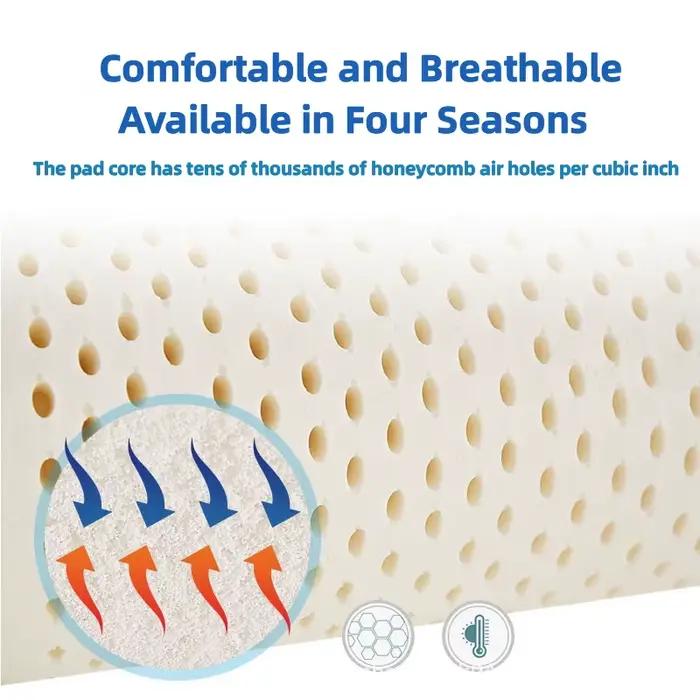 Matelas en Latex naturel 100% thaïlandais, tapis en Latex haut de gamme, Source liquide pliable, tap