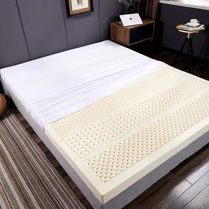 Matelas en latex 100% naturel, caoutchouc pur, rebond lent, mode presse, tatami thaïlandais avec hou