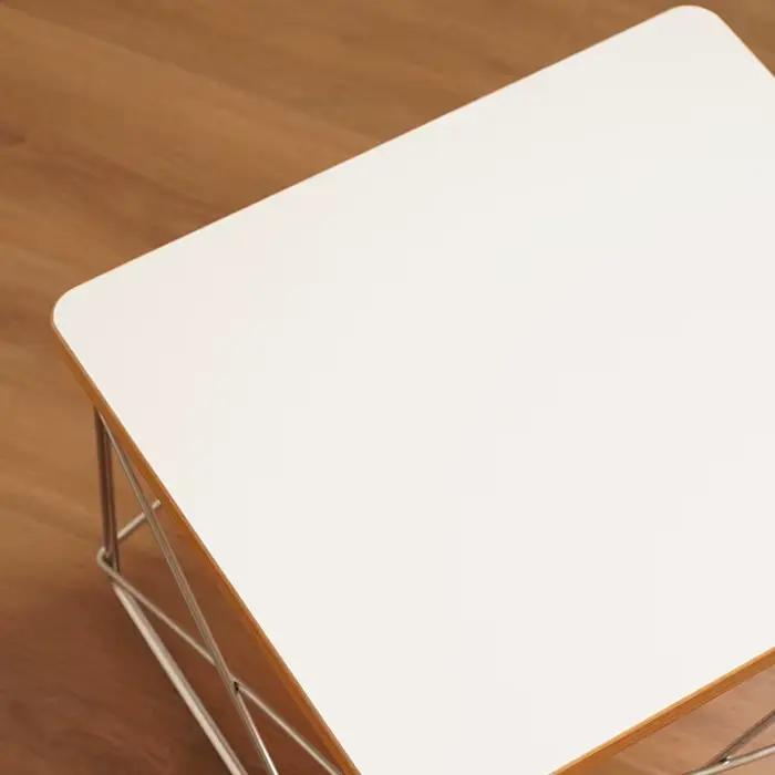 Table d'appoint de canapé nordique en bois, table carrée simple et moderne, meubles minimalistes bla