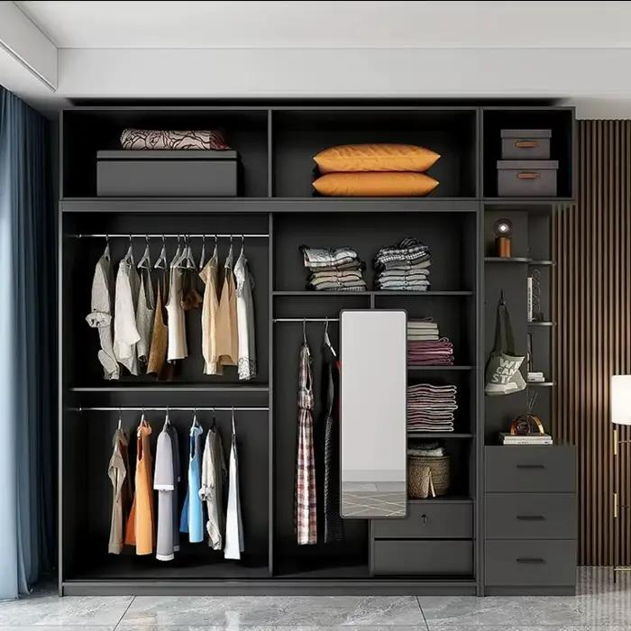 Armoires sur mesure, unités de rangement pour chambre à coucher, armoires de luxe de style italien, 