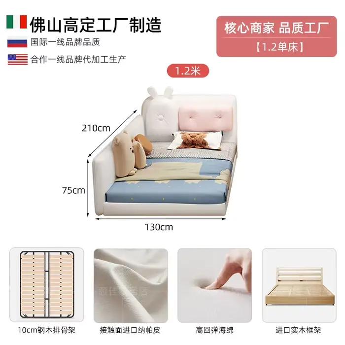 Lit rembourré Unique De luxe Queen Size enfants lit De couchage salon têtes De lit Camas De Matrimon