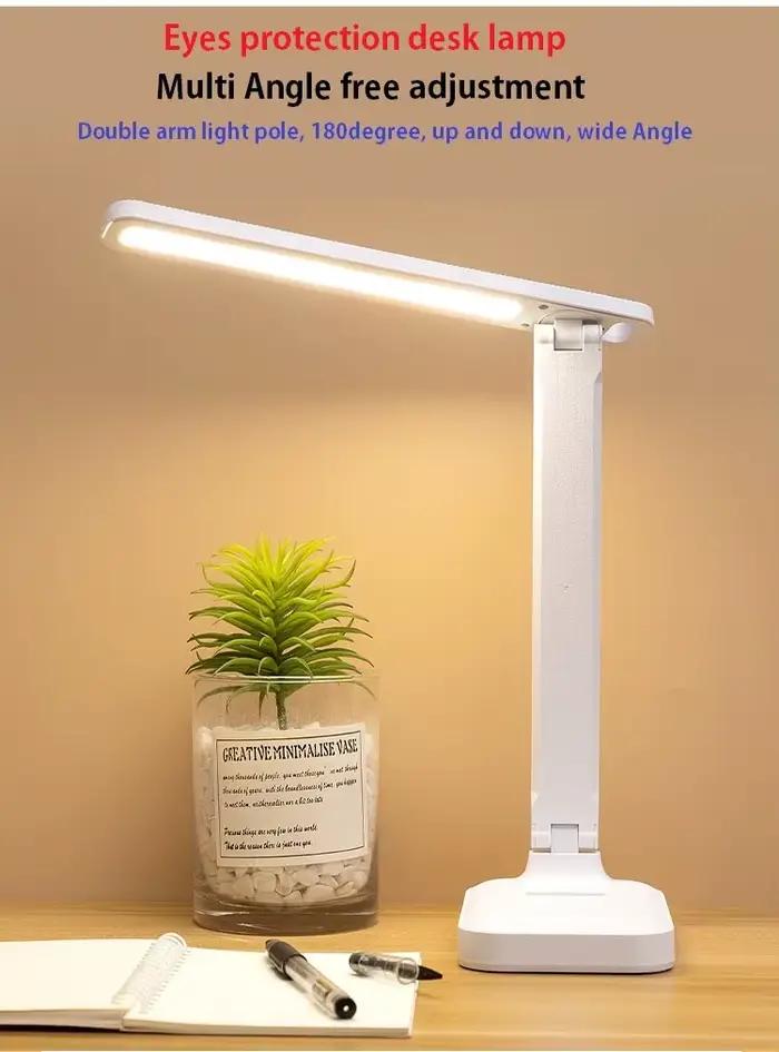 Led Tactile Table Pliante Lampe De Chevet Lecture Protection Des Yeux Nuit Lampe USB De Charge Style