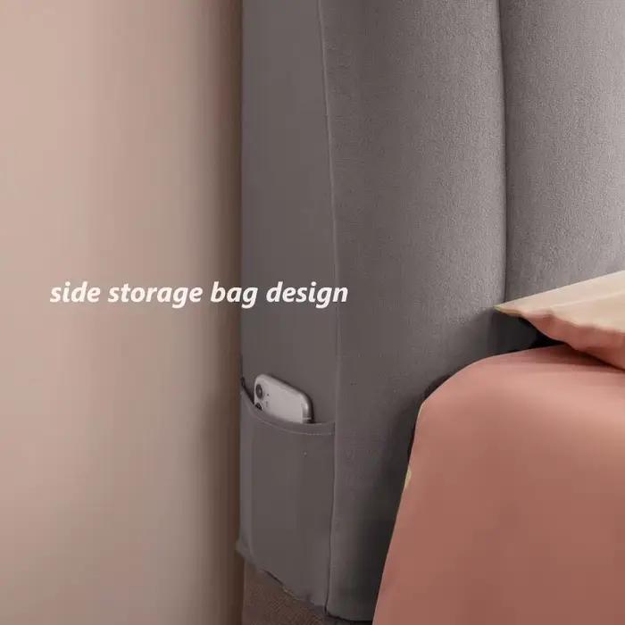 Housse de tête de lit matelassée en peluche tout compris, couverture de tête de lit en velours doux,
