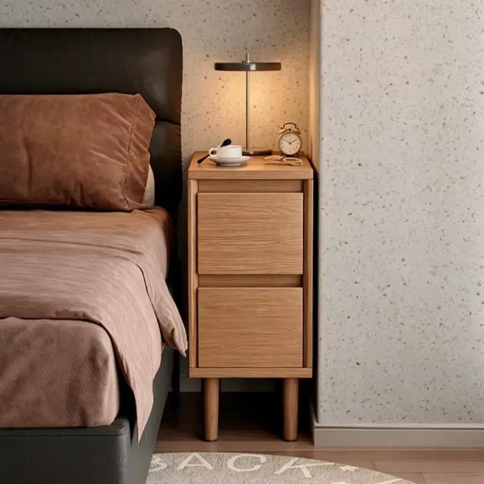 Table de chevet nordique, armoire de rangement pour la maison, meuble de rangement au sol pour chamb