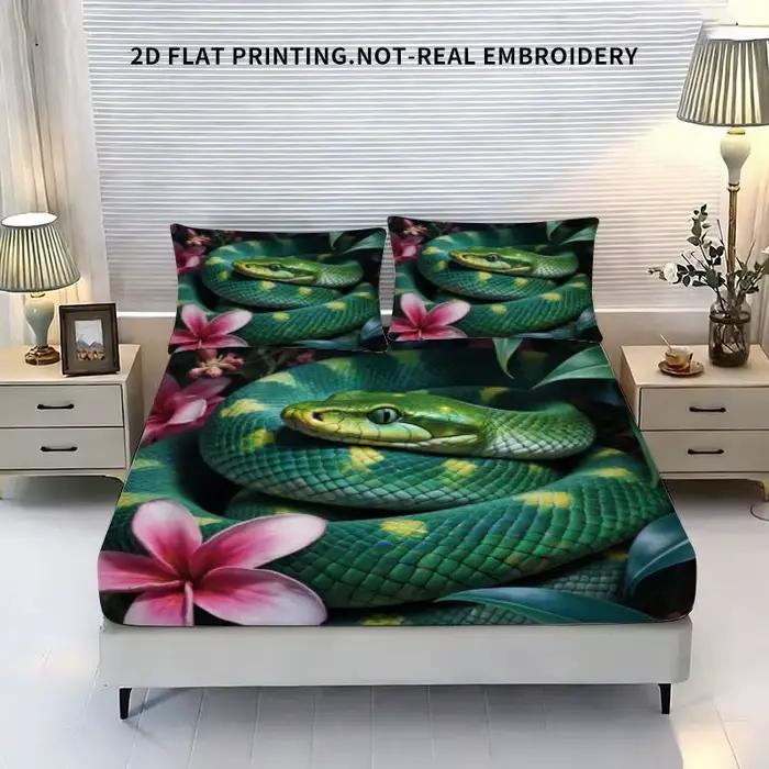 Ensemble de literie amovible, ensemble de literie avec deux taies d'oreiller, magnifique toucan dans