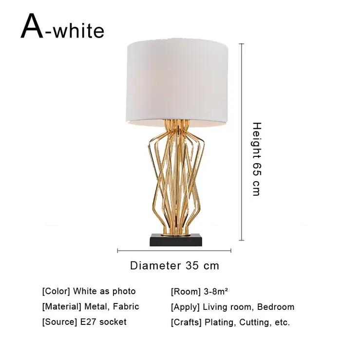 Lampe de table de chevet à LED nordique, lampe de bureau, lampe de salon, support de chambre à couch