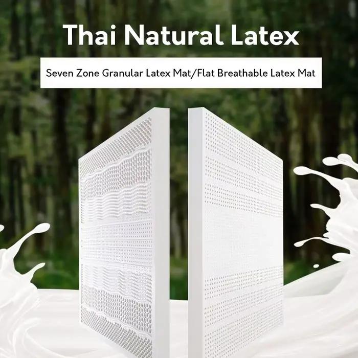 Matelas en Latex naturel 100% thaïlandais, tapis en Latex haut de gamme, Source liquide pliable, tap
