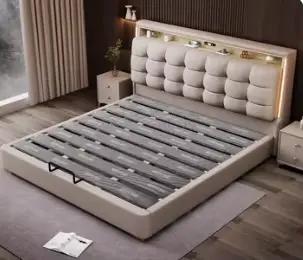 Tiroir fantaisie lit nordique rangement esthétique salon lit Double tables de nuit dormir Muebles Pa