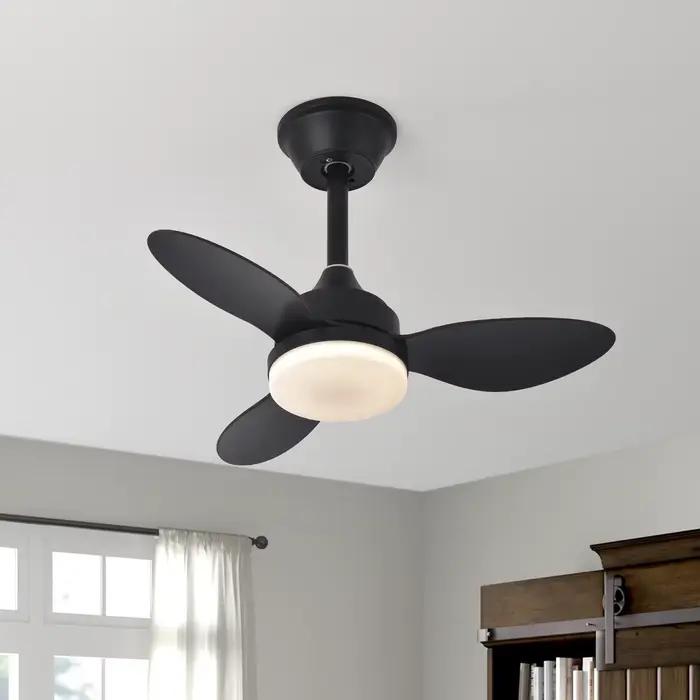 Ventilateur de plafond avec lumière, ventilateur de plafond à profil bas de 25 pouces/42 pouces/52 p