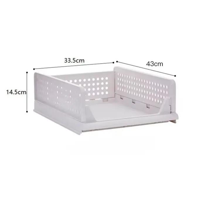 Boîtes de rangement pliantes pour vêtements, garde-robe, empilables, résistantes à l'humidité, étanc