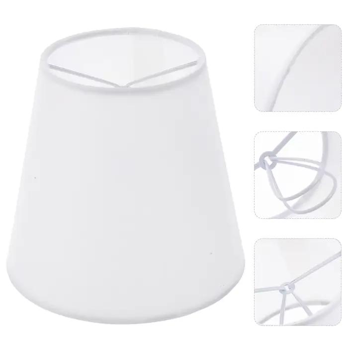 Abat-jour de Table en Tissu, Petit pour Ampoule à réinitialisation, Lampe de oral et de Remplacement