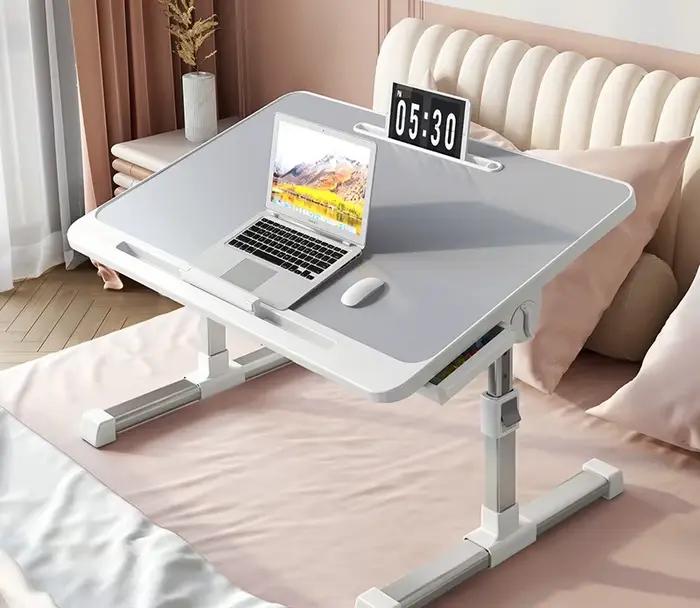 Table pliante pour lit, petite table d'étude à domicile, bureau simple pour chambre, table d'ordinat