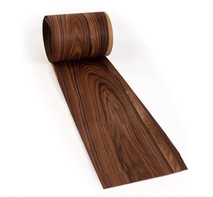 Feuilles de placage de bois naturel exotique de 0.5mm, bricolage, placage de marqueterie, matériel d