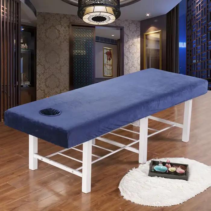 Housse de lit en velours épais, couvre-lit de beauté Simple, couverture de lit de Massage en cristal
