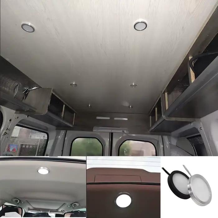 RGBW mince 3W projecteur Ultra-mince LED armoire Mini lampe 12V 24V bijoux affichage plafond intérie