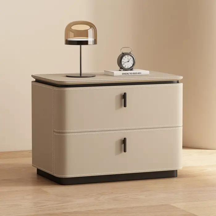 Décoration Simple Table De Chevet espace De rangement tiroirs mobiles Table De nuit moderne luxe Tab