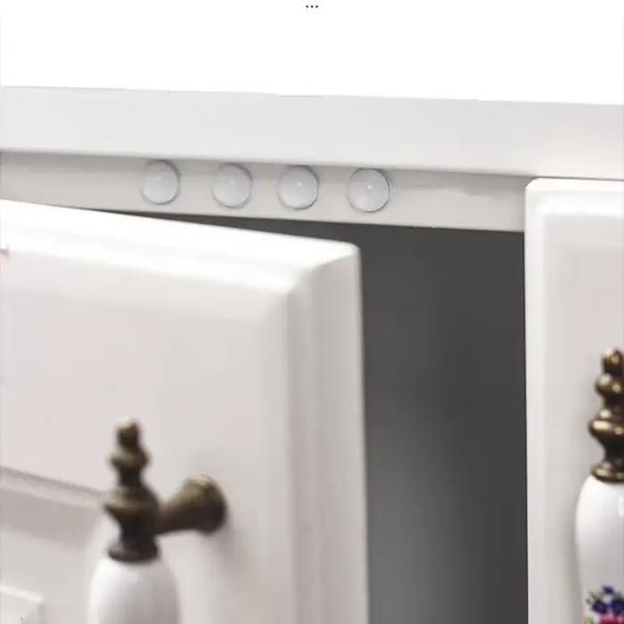 Pare-chocs ronds auto-adhésifs en caoutchouc de Silicone, 24 pièces, doux, Transparent, noir, antidé