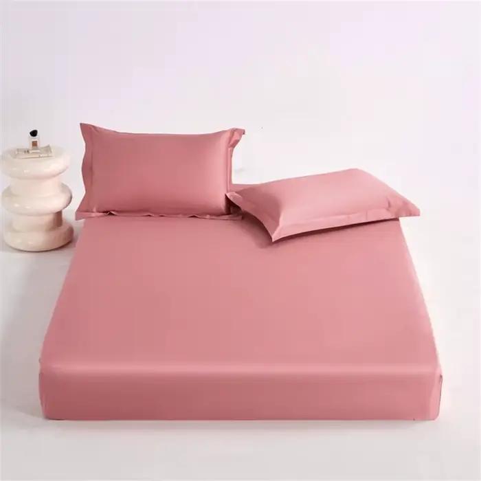 Draps de lit 100% coton égyptien, linge de lit pour la maison, drap-housse à 1000 fils avec bande él