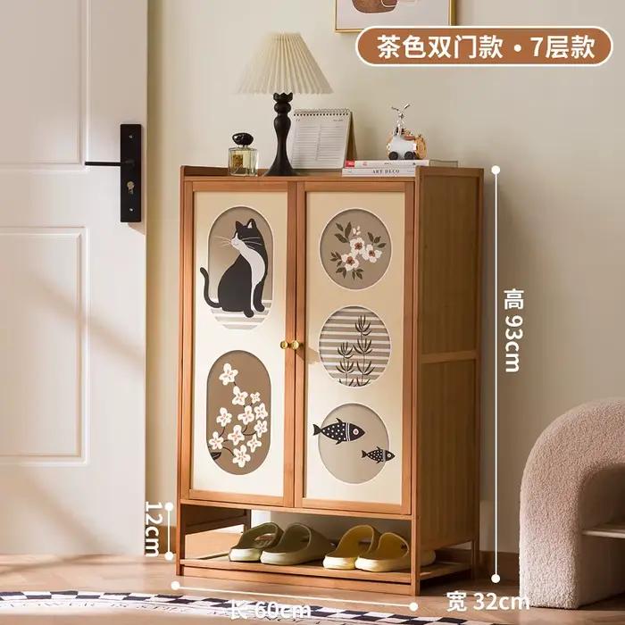 Meuble à chaussures pour l'entrée de la maison, armoire de rangement intégrée au mur, étagère à chau