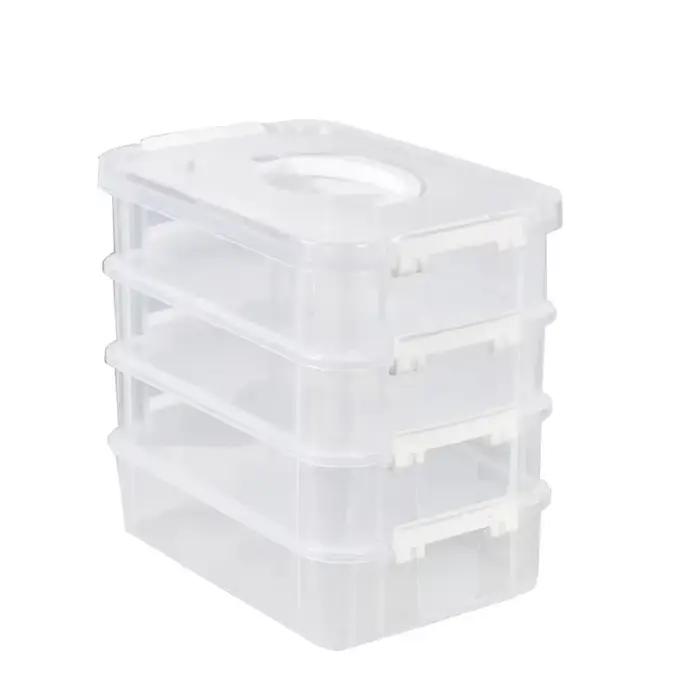 Boîte de rangement pour blocs de construction, boîtes de Classification transparentes pour outils de