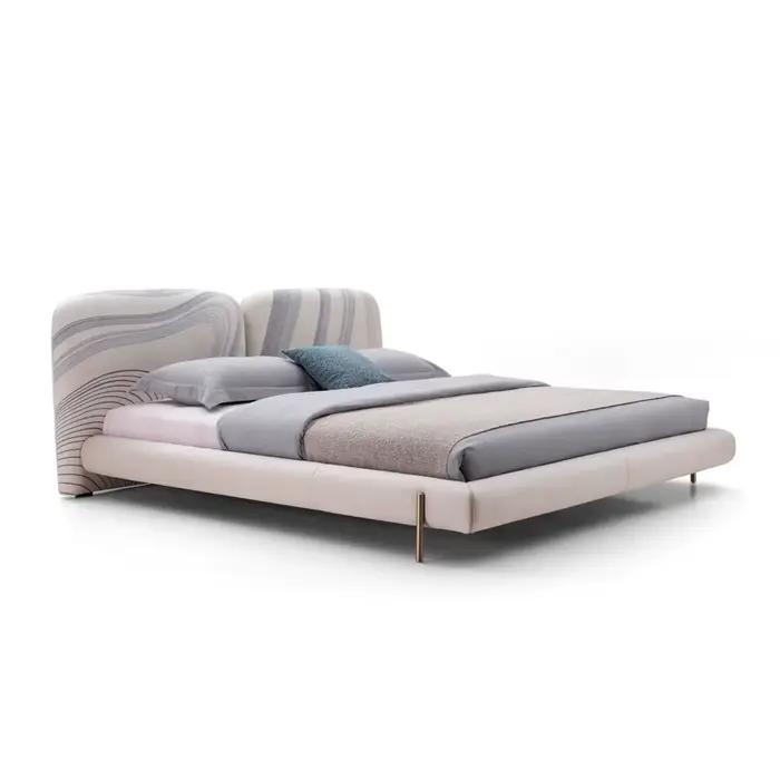 Maison lit Design Double moderne 180x200 italien king Size Queen cuir luxe lit design meubles luxueu