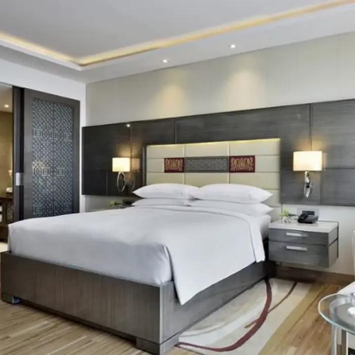 10 ans d'usine 4 à 5 étoiles de luxe moderne hôtel lits meubles hôtel chambre ensembles