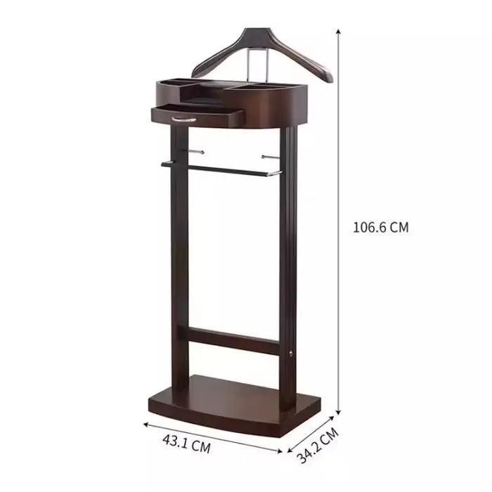 Porte-vêtements moderne pour chambre à coucher avec tiroir, en bois, pour costumes et vêtements, meu