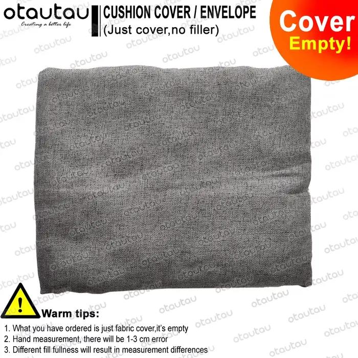 King Size coton lin Triangle dos housse de coussin lit tête de lit dossier longue taie d'oreiller ca