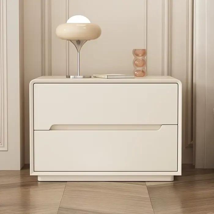 Table de chevet moderne en bois massif, simple, sans installation, chambre à coucher, table de cheve